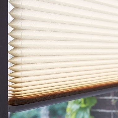 Plisségordijn detail